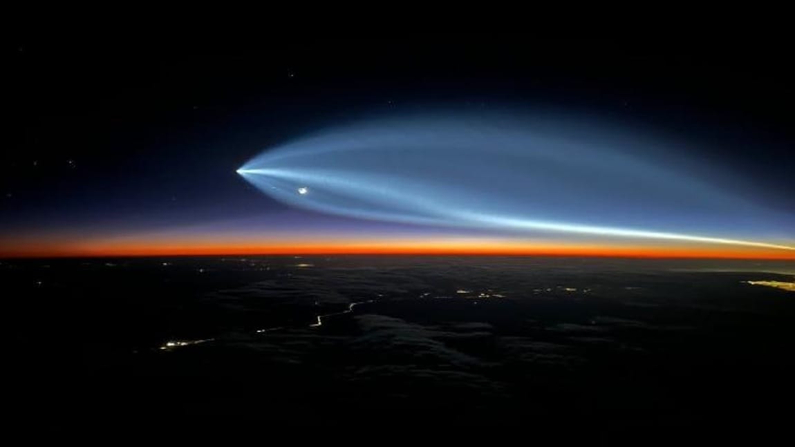 Así fue el despegue del cohete Falcon 9 de Space X que se vio en ...