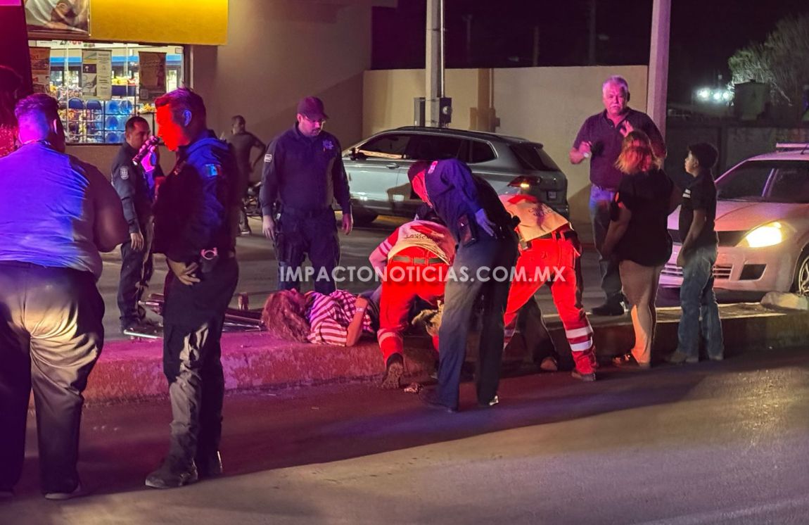 Motocicleta atropella a mujer y la deja lesionada en Camargo; moto huyó ...