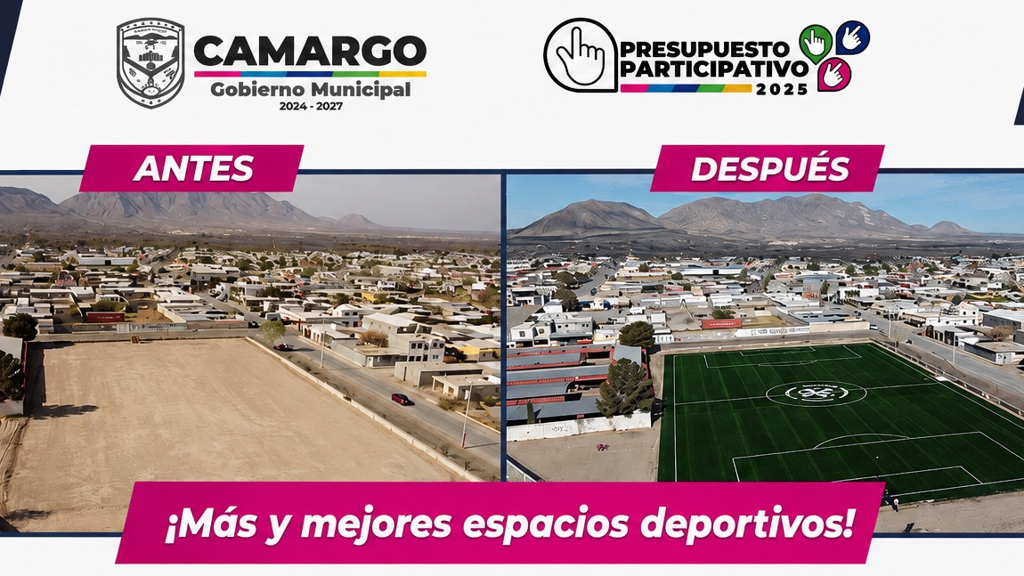 Gobierno Municipal de Camargo realizará hoy la entrega de la cancha ...