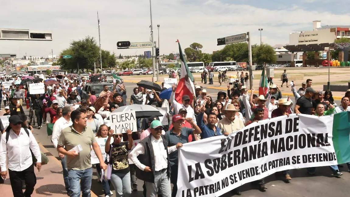 Fuera la CIA de Chihuahua: Marchan chihuahuenses en defensa de la ...